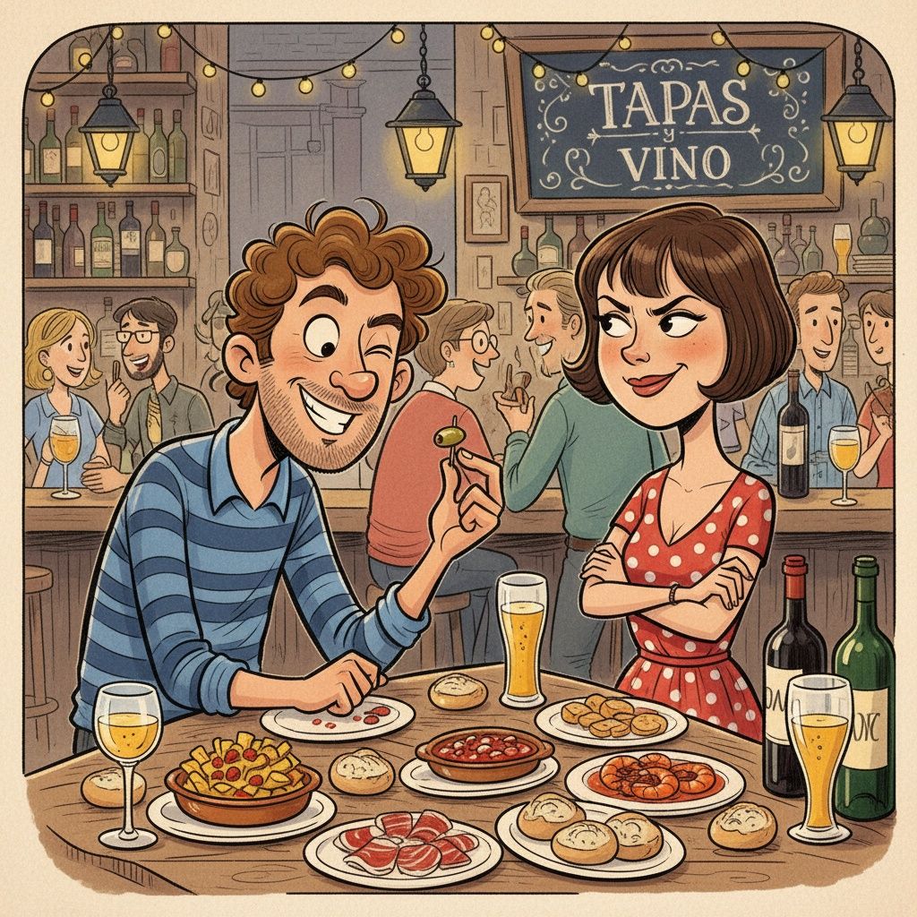 Diálogo 1: —Te regalo un ático en la Gran Vía. —¿_____?