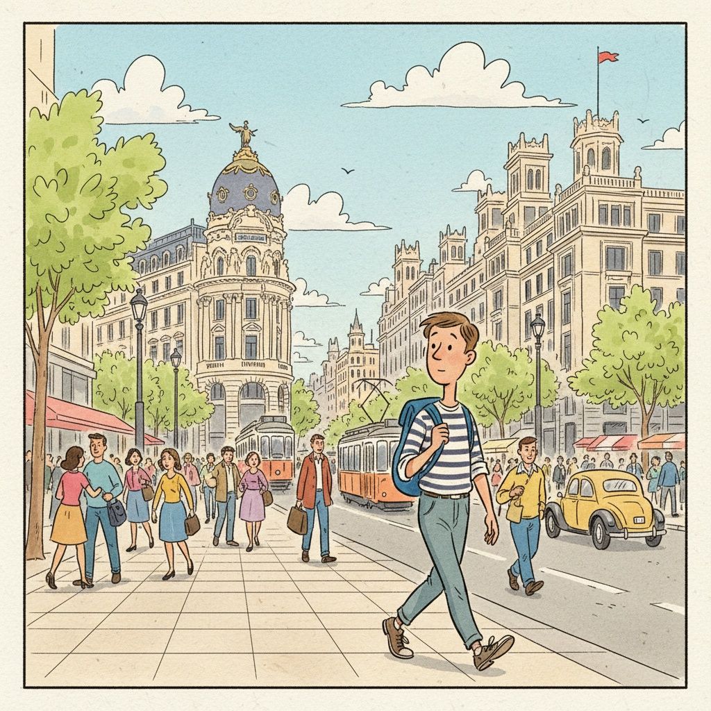 A Juan ___ vi ayer en Malasaña.