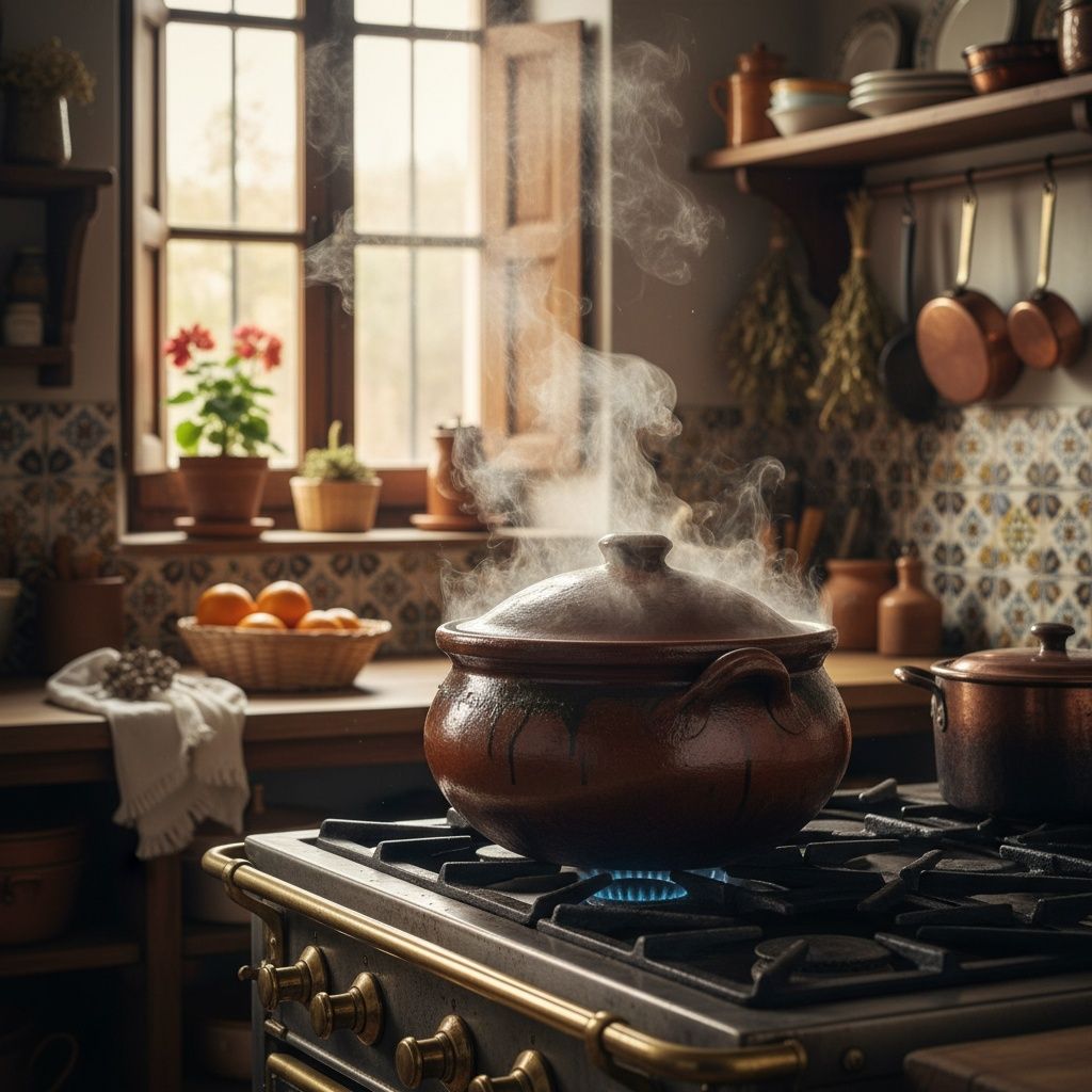 Completa la frase de receta: Tapa la olla para que el caldo ____ más. (concentrarse)