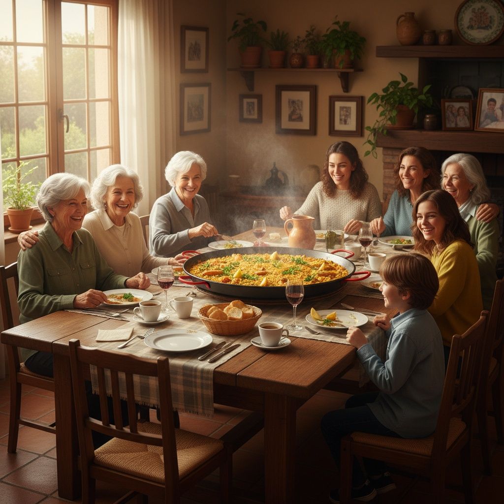 Microlectura: Es domingo. La familia Pérez se reúne para la comida sobre las 14:30. Preparan paella. Después toman café y hacen sobremesa larga. Pregunta: ¿Cuál es la idea principal?