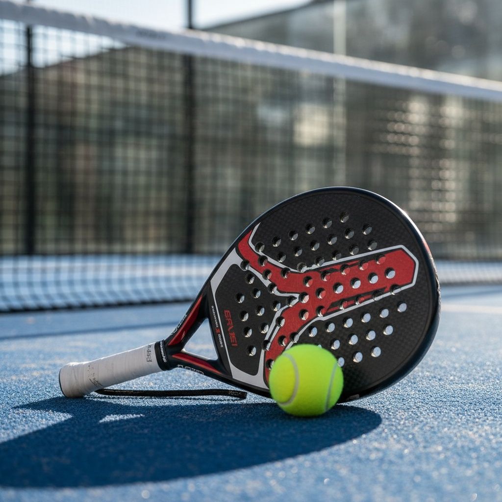 En España, el pádel es un juego de raqueta 2 contra 2 muy popular . A veces es difícil reservar pista un viernes por la tarde . Empezamos: ¿Qué es la pala?