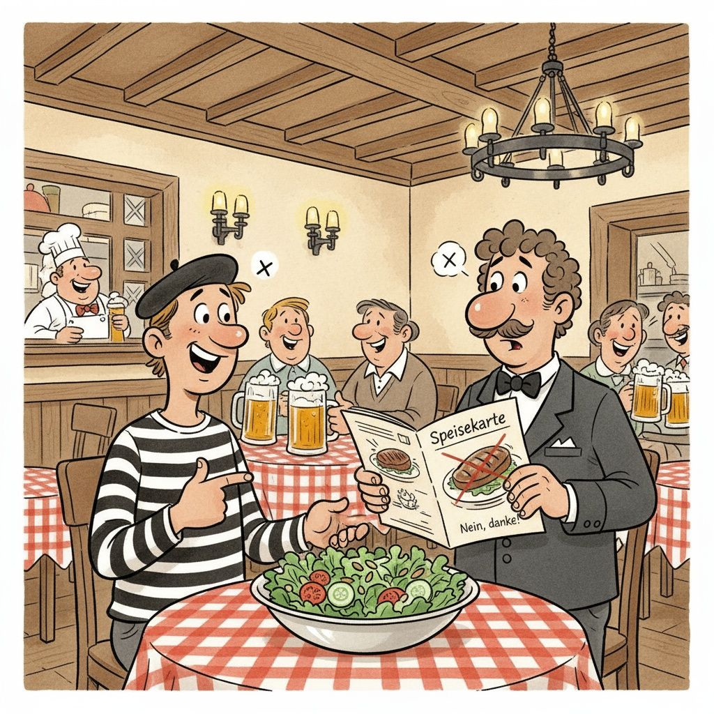 Ich nehme ___ Fleisch.