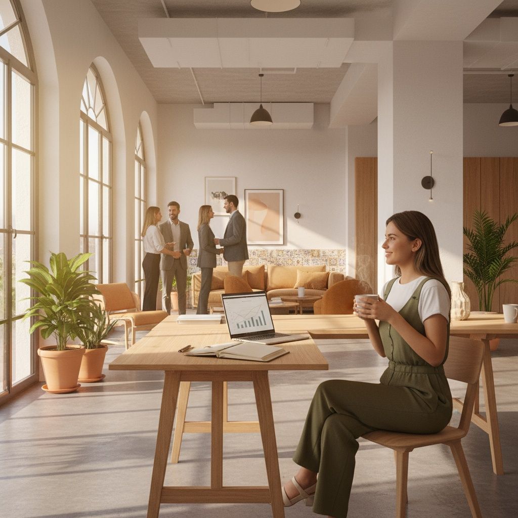 Situación: Son las 8:30 en la oficina. Tu compañera empieza una jornada larga. ¿Qué le dices?