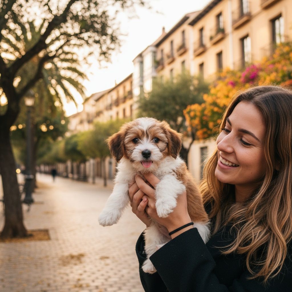 Para sonar cariñoso, ¿qué dices de un perro pequeño?