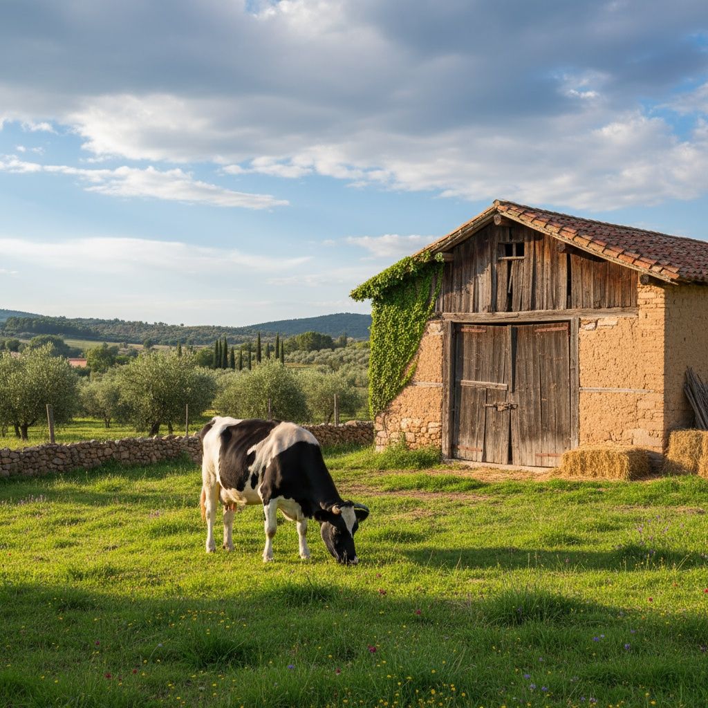 ¿Qué producto corresponde a la vaca?