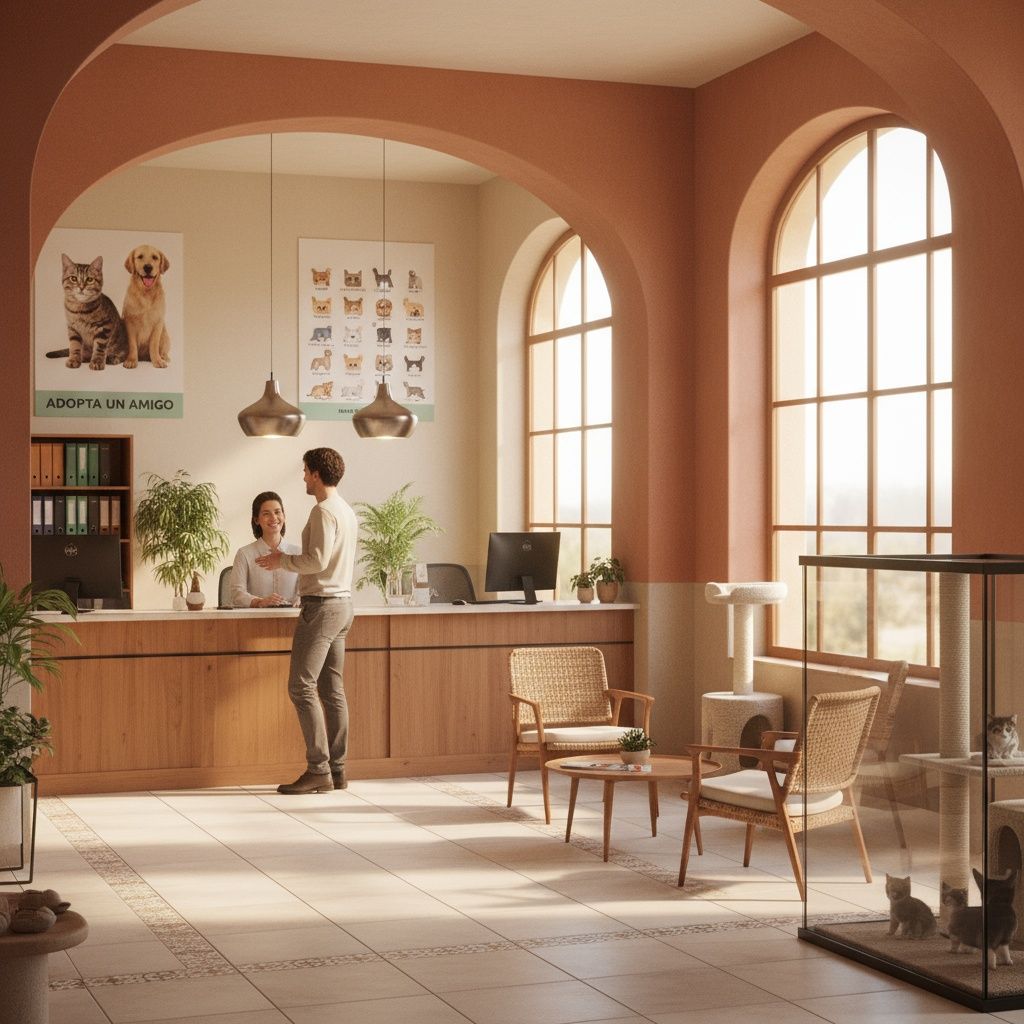 Completa la frase: ______ saber si tienen gatos adultos.