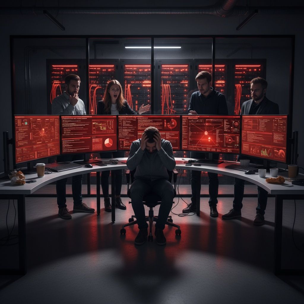 Completa: Durante el deploy, el servidor ____ ____ y todos ____ ____.