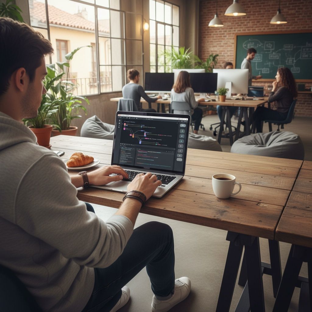 Completa (IT): Ayer ____ en la rama main.