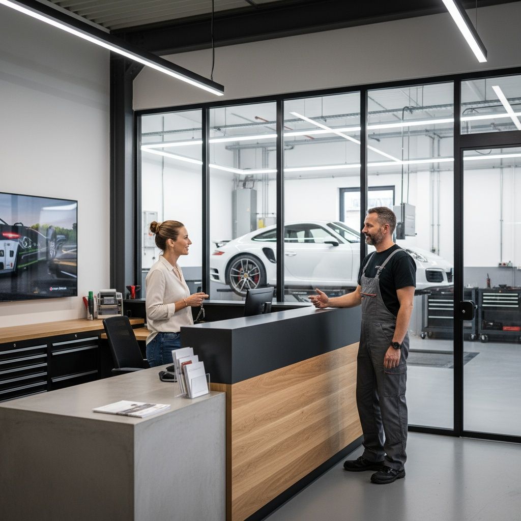 Kunde: „In meinem Auto klappert es.“ – Mitarbeiter: „Kein Problem, wir _____.“