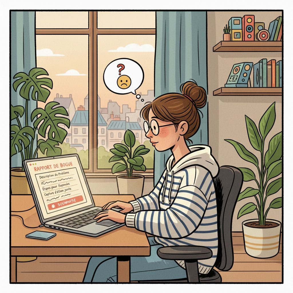 Umformung (Standarddeutsch): „Das ist die Seite, wo ich den Fehler melde.“ – Wähle die beste Version.