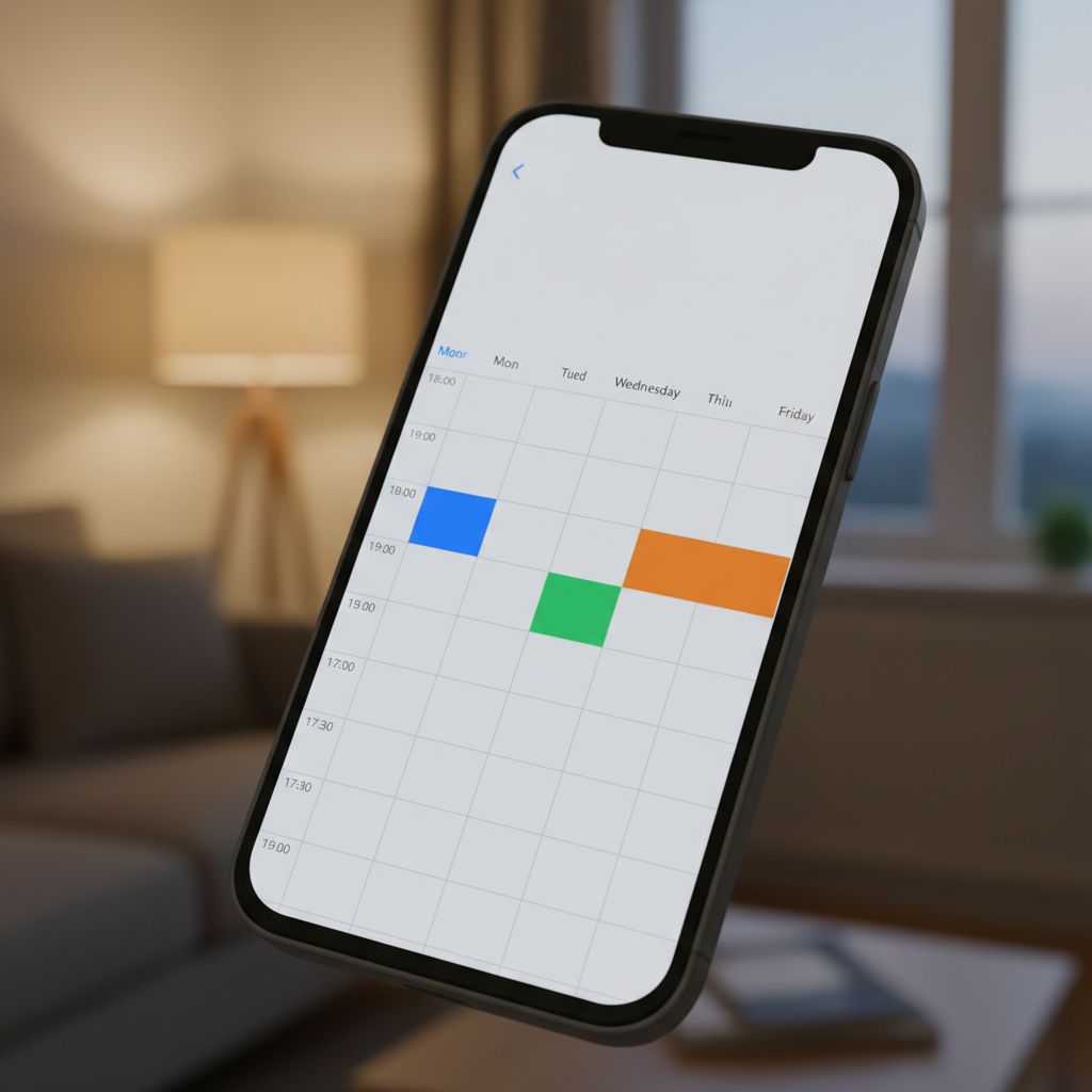 Trainingsplan – nächste Woche: Montag: Laufen 18:00–19:00; Dienstag: Pause; Mittwoch: Krafttraining 19:00–20:00; Freitag: Fußball 17:30–19:00. Wann ist Laufen?