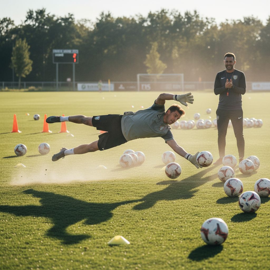 Welcher Satz ist der höflichste Vorschlag an den Torwart?