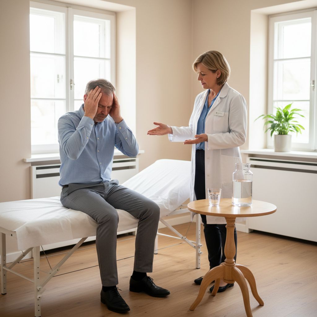 Lückentext: Sie ____ mehr Wasser trinken, um die Kopfschmerzen zu lindern.
